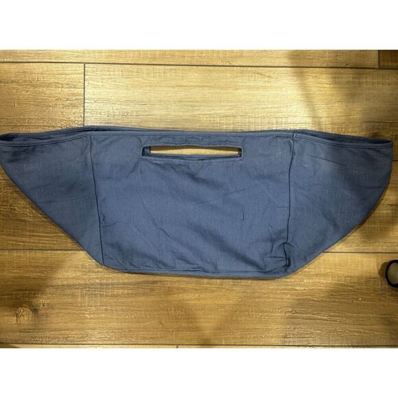 Longaberger MEDIUM WASH DAY BASKET Liner CORNFLOWER BLUE square - Picture 1 of 2